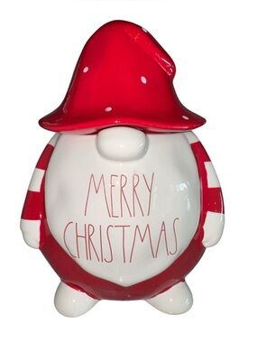 Rae Dunn Artisan Collection Ceramic Gnome Cookie Jar